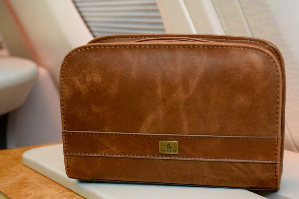 Emirates First Class A380 Amenity Kit