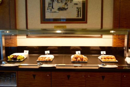 The Emirates Lounge JFK Breakfast Pastries