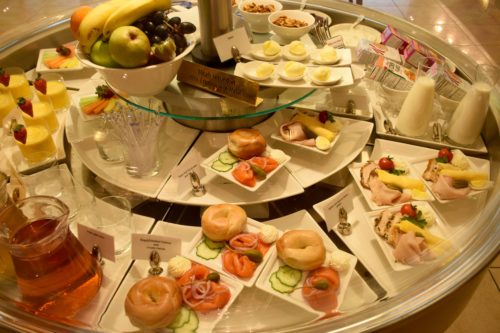 The Emirates Lounge JFK Cold Breakfast Options
