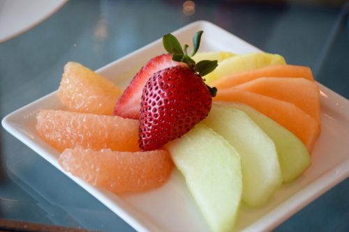 The Emirates Lounge JFK Fruit Plate