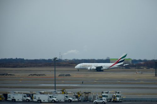 The Emirates Lounge JFK - Aircraft Taxiing