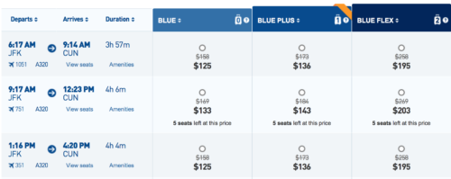 Fly from New York to Cancun for ~$120 one-way
