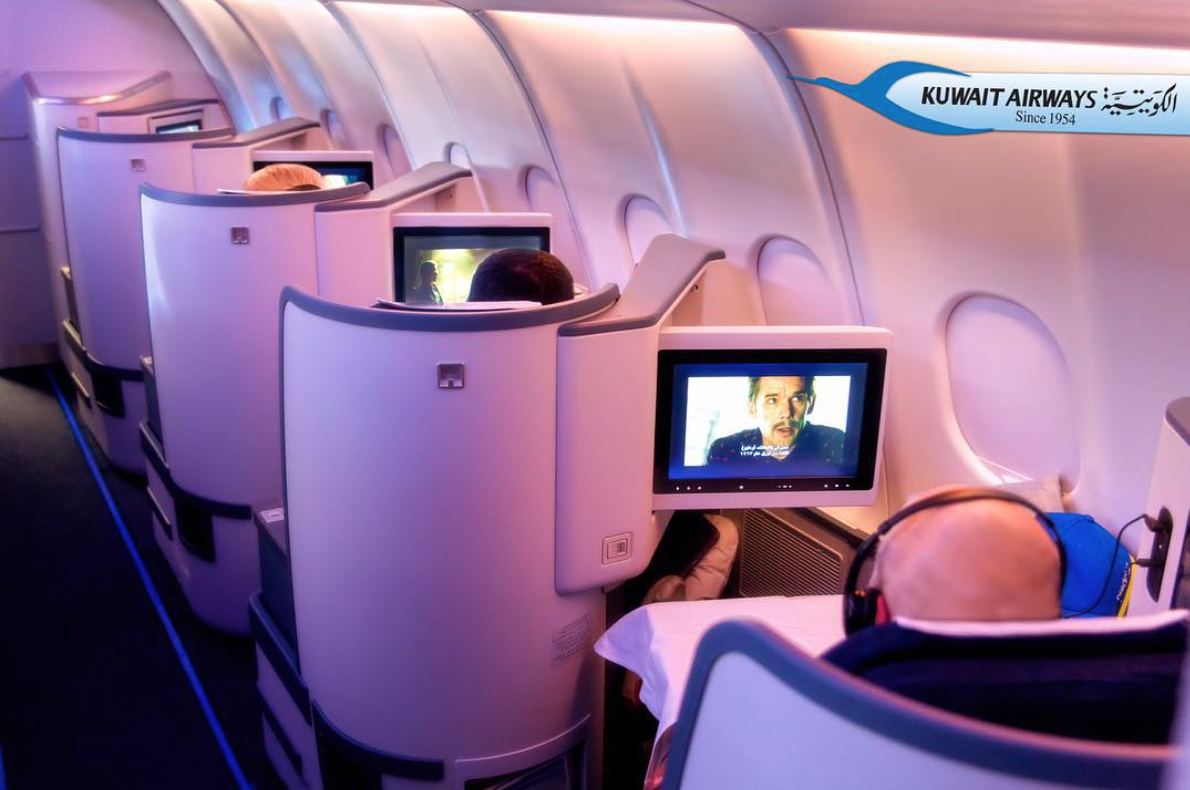 Kuwait airways first class 2 point me to the plane