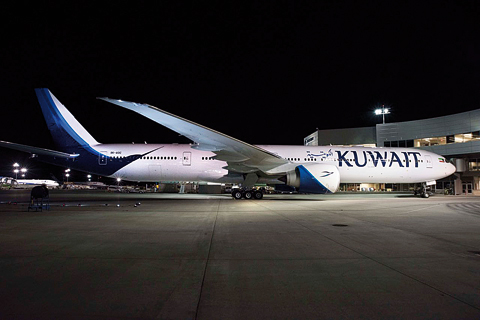 Kuwait Airways 777-300ER. Photo by Kuwait Airways.