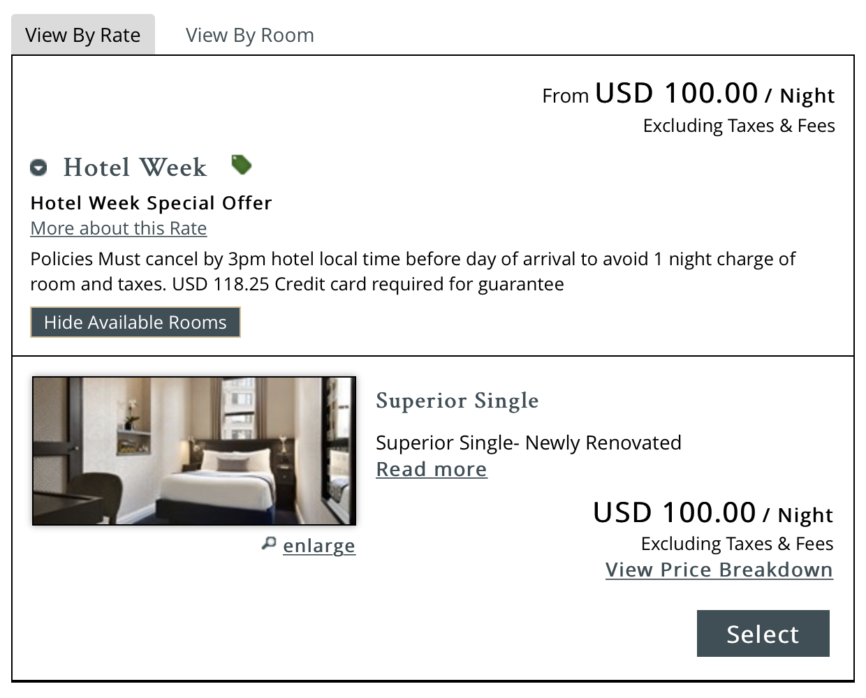 New York Hotels as Low as $100/Night for Hotel Week NYC