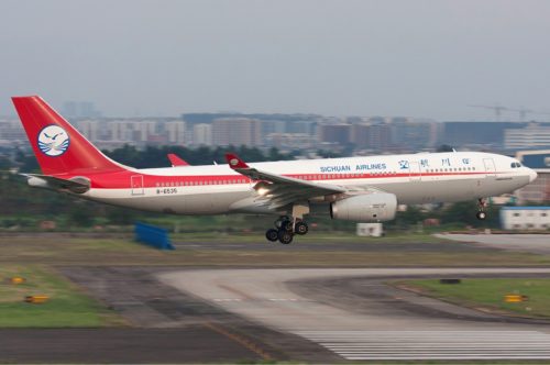 Sichuan AIrlines A330. Photo by 3GO*CHN-405/mjordan_6, used with permission.