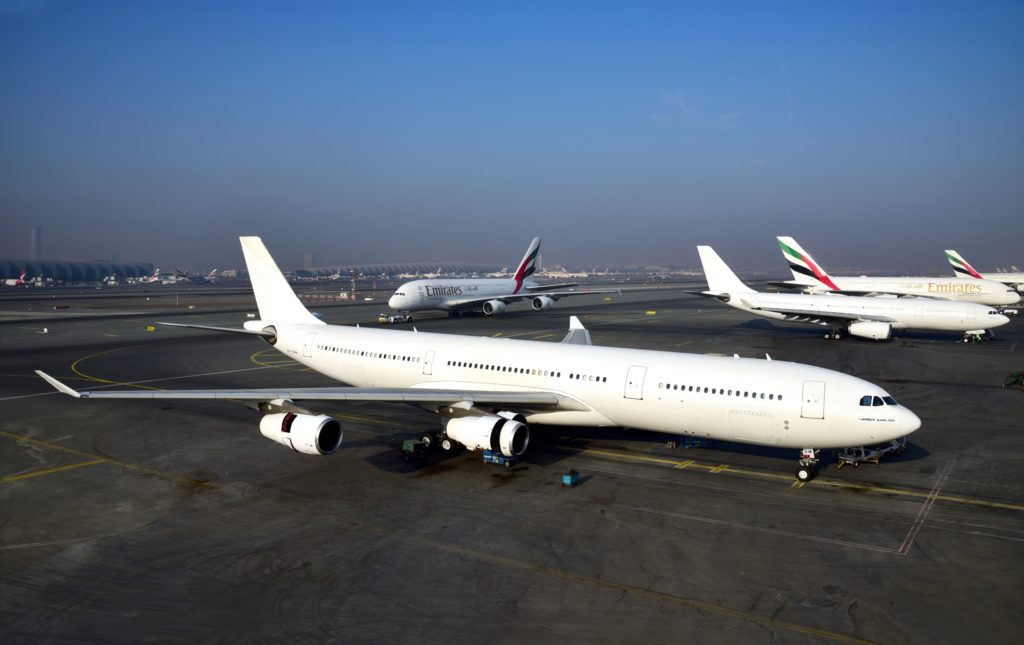 Emirates recently retired the last A330 and A340 from their fleet, leaving them with a fleet made up only just A380 and B777. Source: Emirates