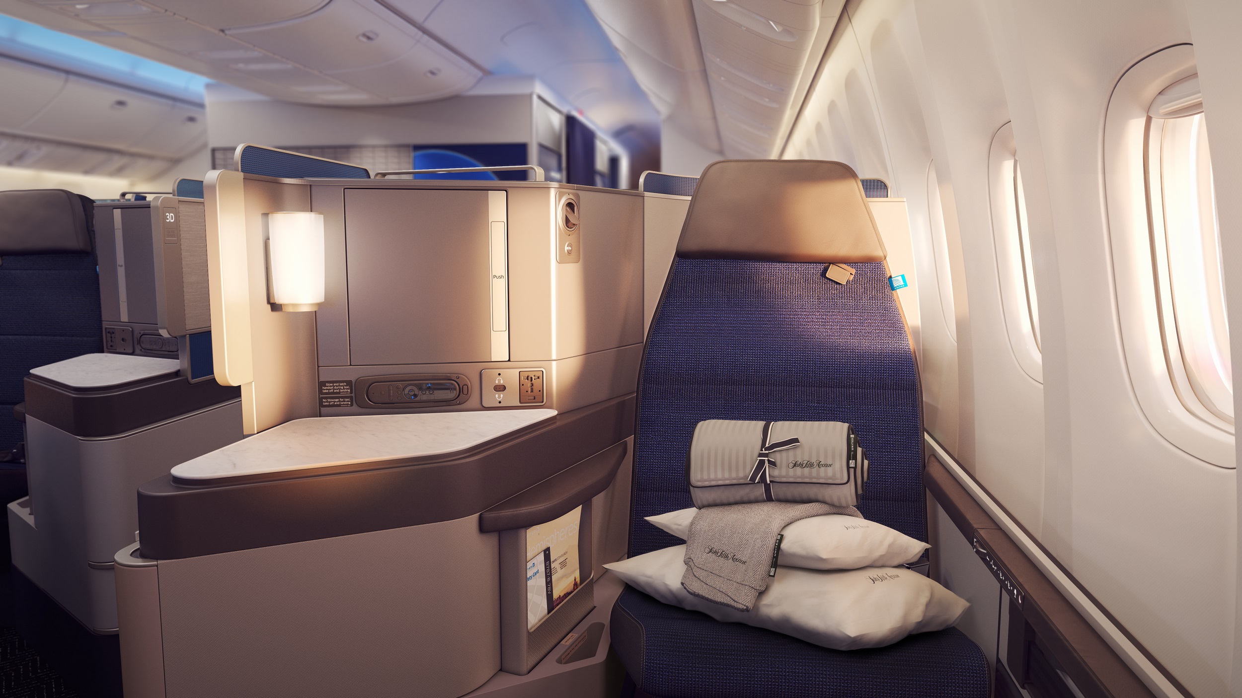 United Polaris is United's new take on the International Business Class. Source: United