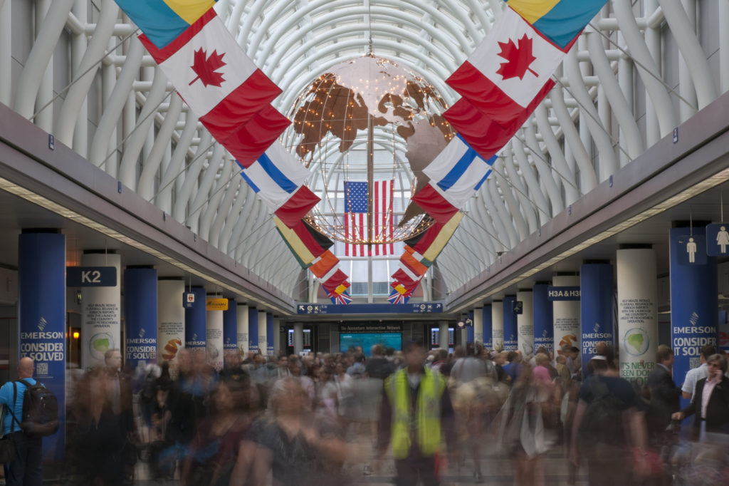 Terminal 3 at Chicago O'Hare International Airport. O'Hare Intl Airport/Flickr strike