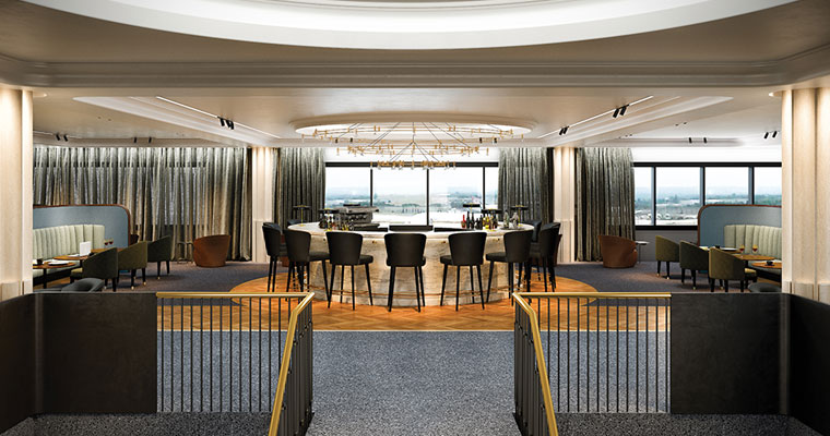 Qantas' Business Class Lounge in London Heathrow (Termianl 3) is slated to open early 2017. Source: Qantas