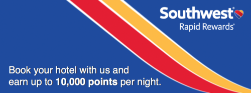 Earn Rapid Rewards points when you book your hotel through Southwest