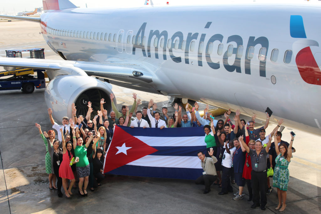 American Airlines is reducing capacity on Cuban flights. Source: American Airlines