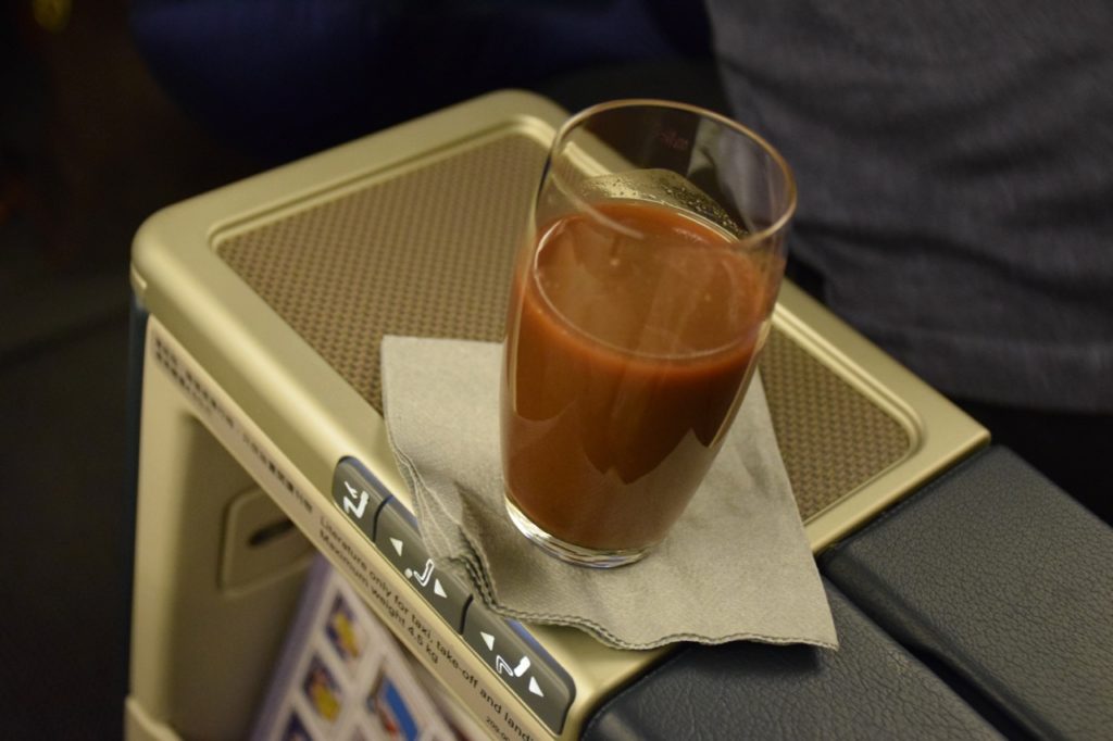 Cathay Pacific Regional Business Class Pre-Departure Drink