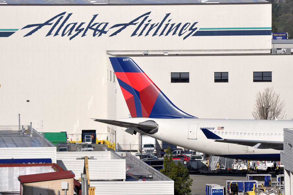 Alaska and Delta Air Lines are ending their partnership in 2017. Photo by Eric Salard, used with permission.