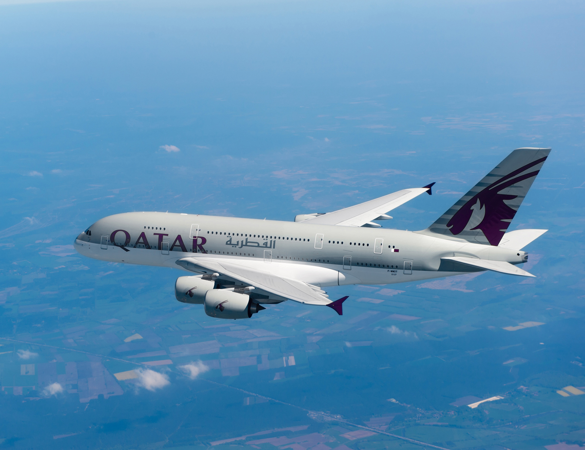 Qatar Airways A380. Qatar/Flickr