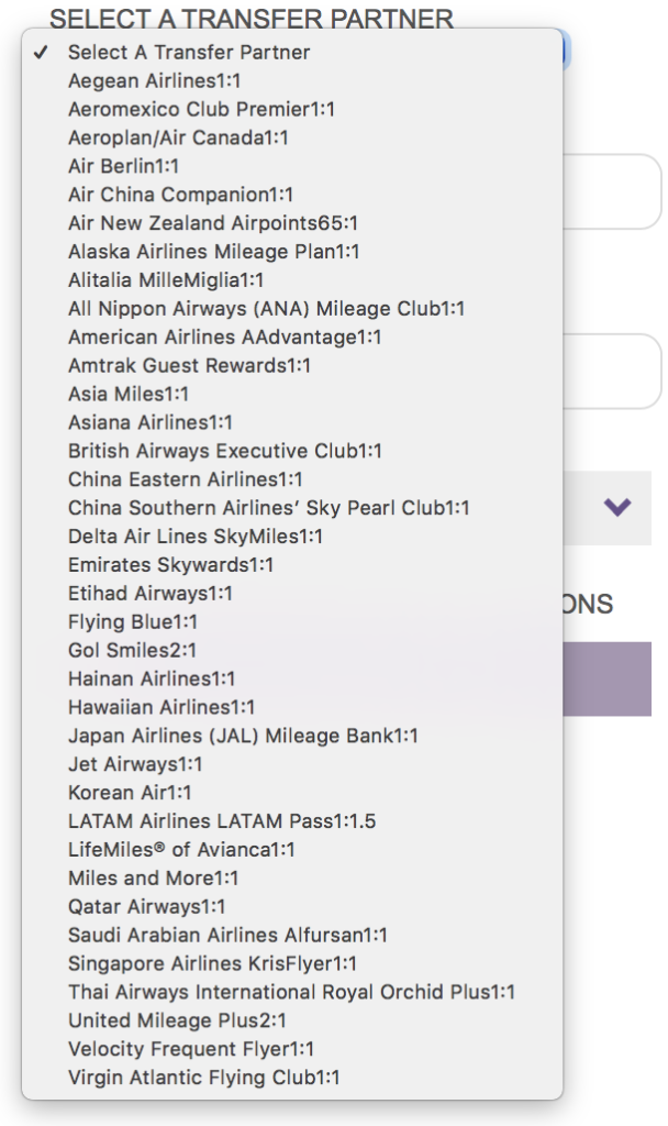 You can no longer initiate transfers from SPG to Virgin America Elevate. SPG virgin America
