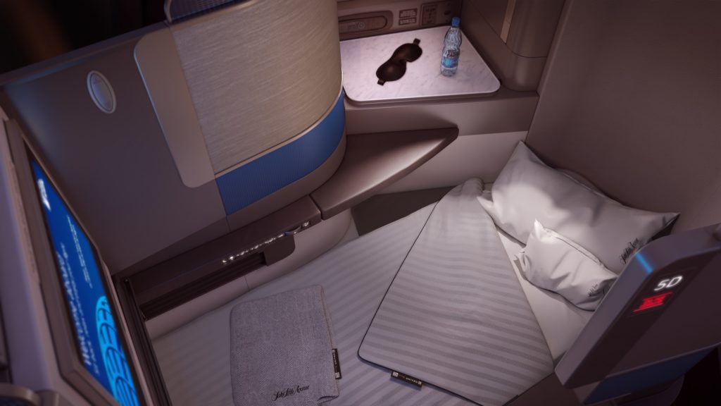 United's new Polaris (Business Class) Seat. Source: United