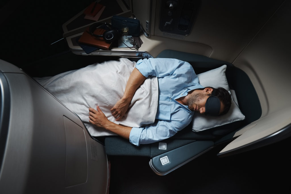 Cathay Pacific Business Class onboard the A350. Source: Cathay Pacific