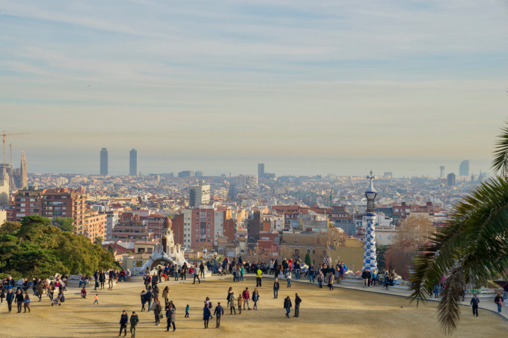 Park Güell in Barcelona. Photo by the author, all rights reserved.