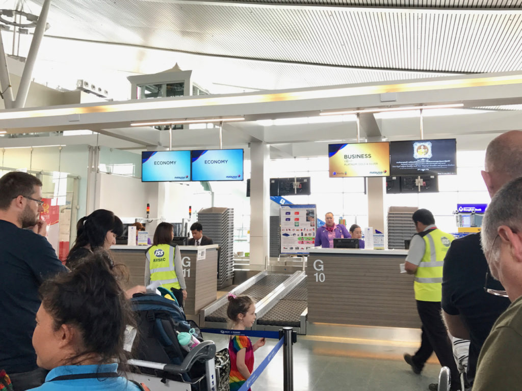 Malaysia Airlines Check-in Counter at Phuket Airport (HKT)
