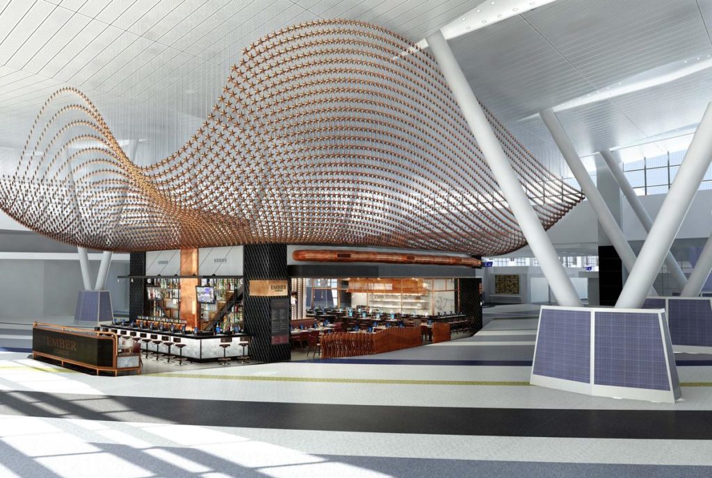 Full Pics United's New Terminal C North IAH Revealed, "More Comfortable & Lavish"