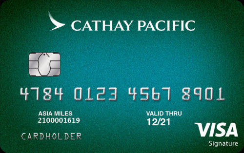 The new Cathay Pacific credit card for US residents. 