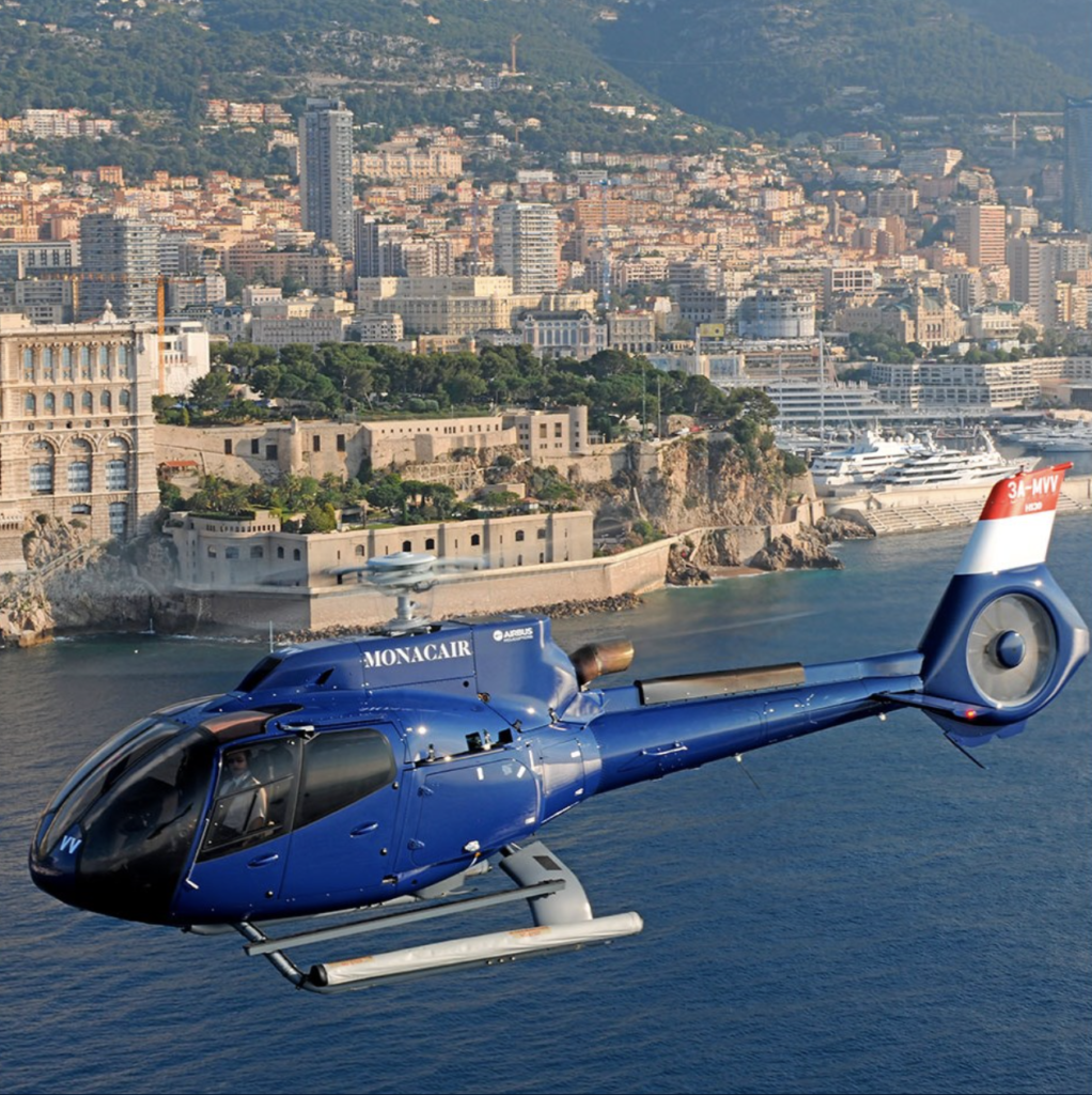 A Monacair "regular line" helicopter. Source: Monacair