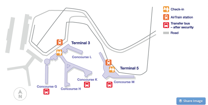 a map of a airport