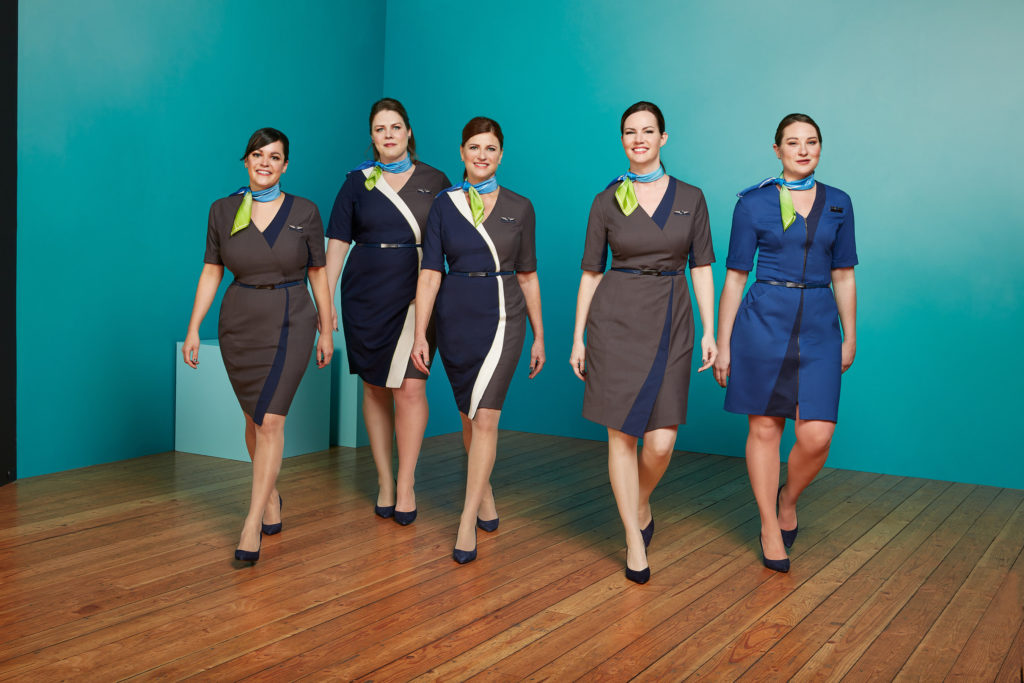 The new Alaska Airlines uniforms - Dresses. Source: Alaska Airlines
