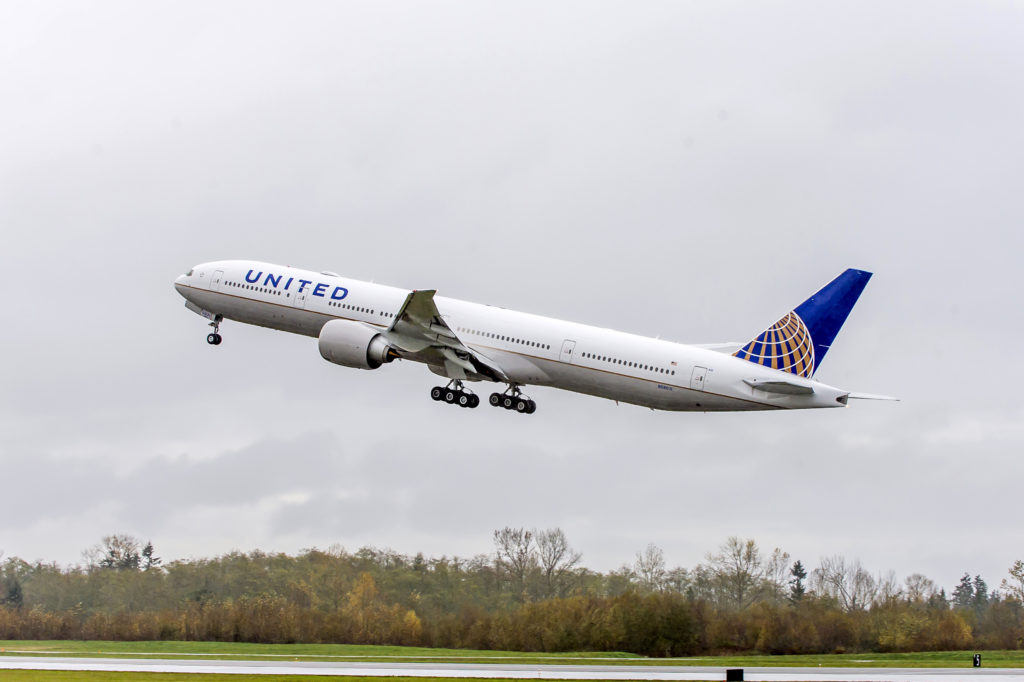 A United 777-300ER. Source: United