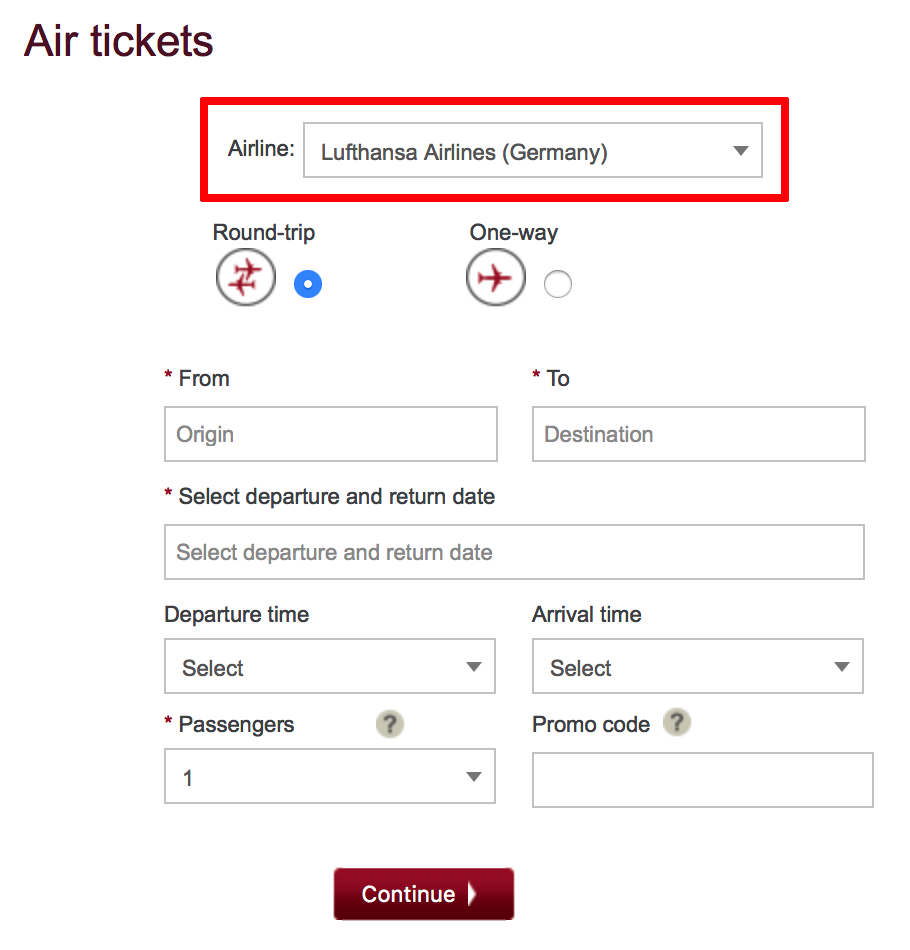 You can opt to search only for Lufthansa flights on the main search page with LifeMiles.