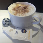 Soccer themed chocolate on the World Cup 2014 flight in Lufthansa First Class. Photo by the author.