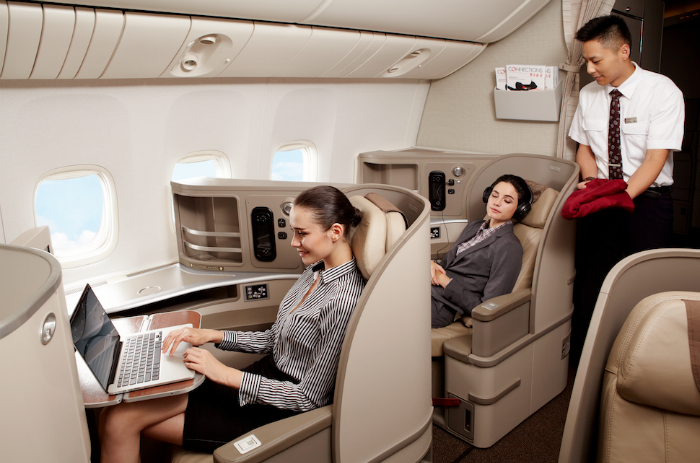 China Eastner 777-300ER Business Class. Source: China Eastern