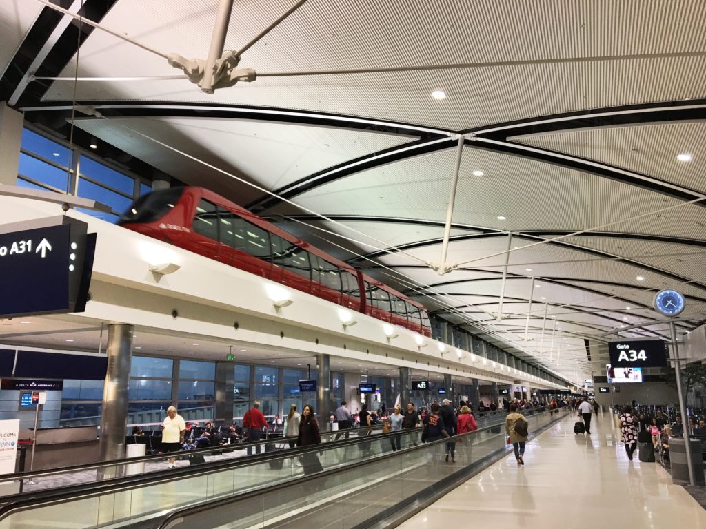 a train in a terminal