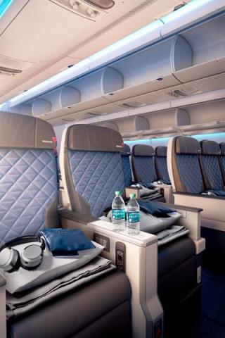Delta Premium Select premium economy cabins