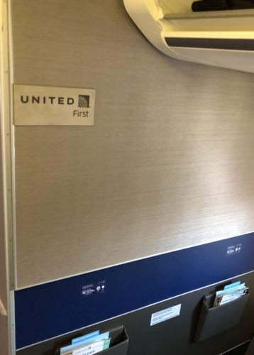 United 757-300 First Class 