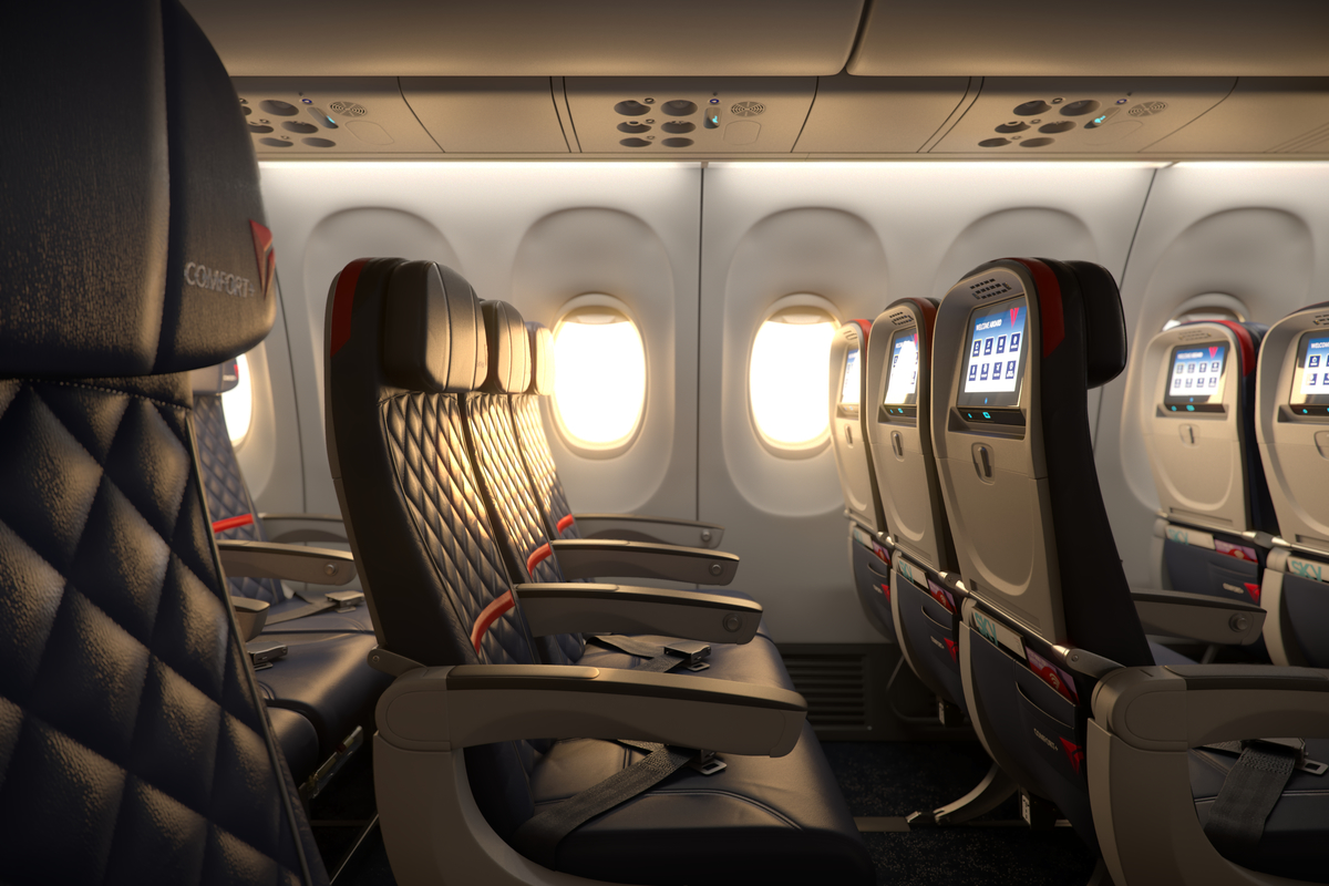 Delta Comfort+ seats