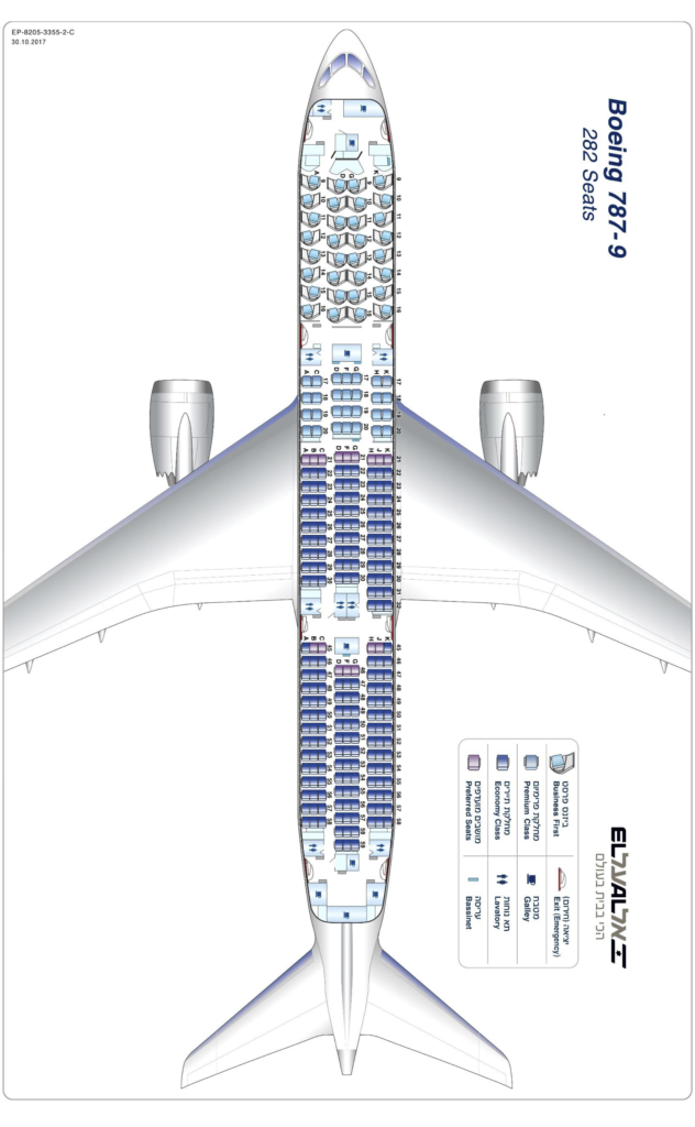 EL AL Seat Map • Point Me to the Plane