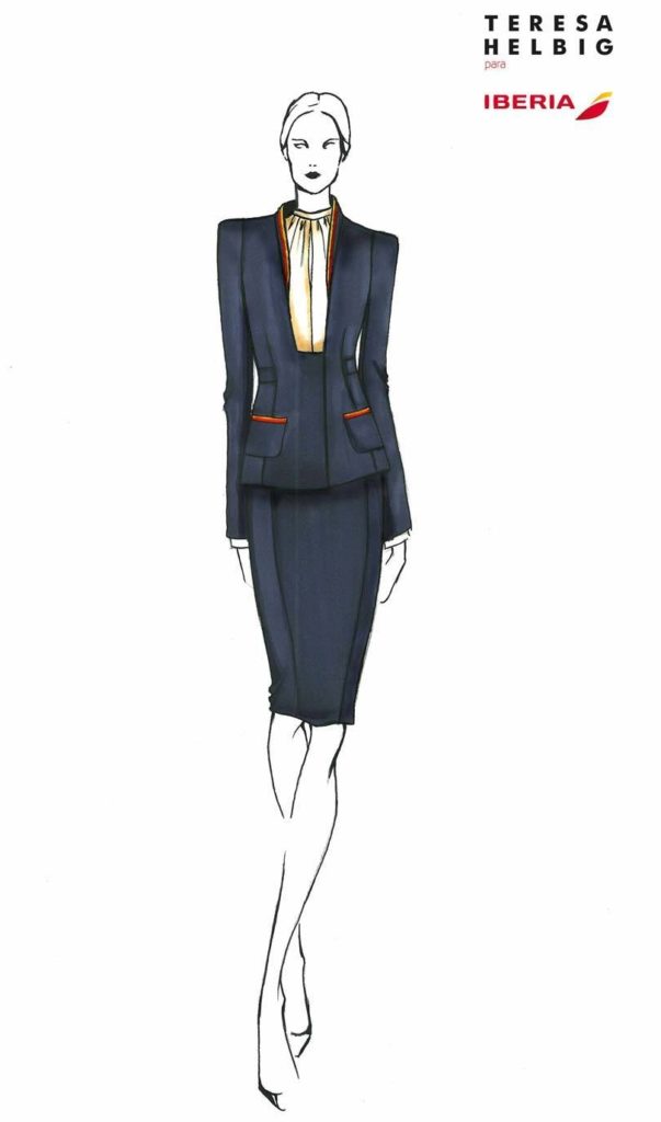 Iberia New Cabin Crew Uniform