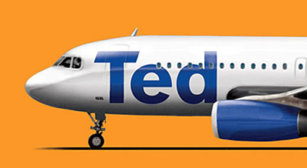 United Airlines Ted A320
