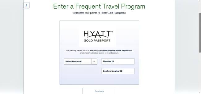 Transfer Chase Ultimate Rewards Points to Hyatt