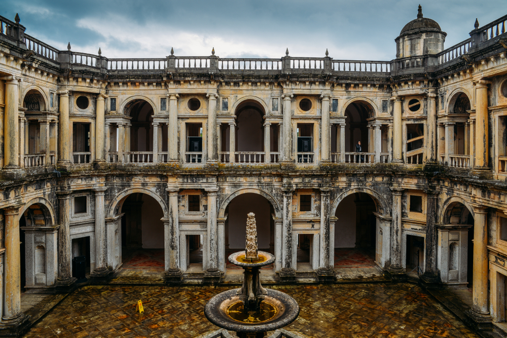 Tomar's Convento do Cristo was once a Knights Templar stronghold. Alexandre Rotenberg / Shutterstock.com