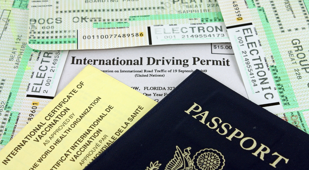If you plan to drive in Europe, you will need to show a passport, a drivers license, and an international driving permit in most places.