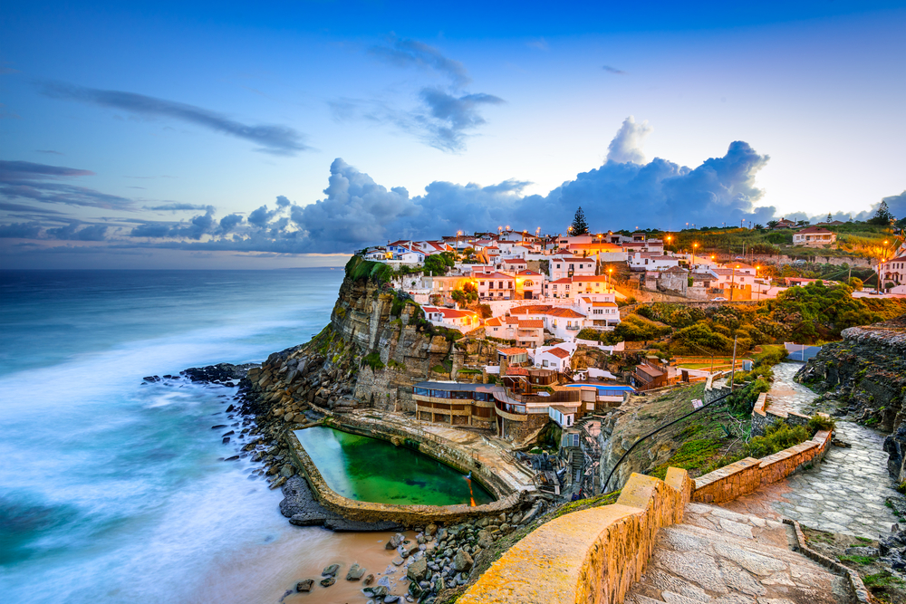 The coast of Portugal is littered with exquisite, charming towns like this one.