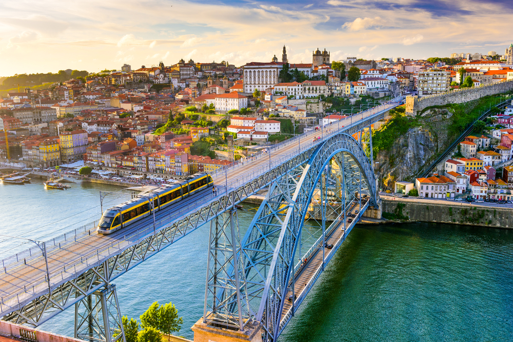 Porto lies on the steep hills above the Douro River. Base here to explore the wine regions or stay a few days and then head east.