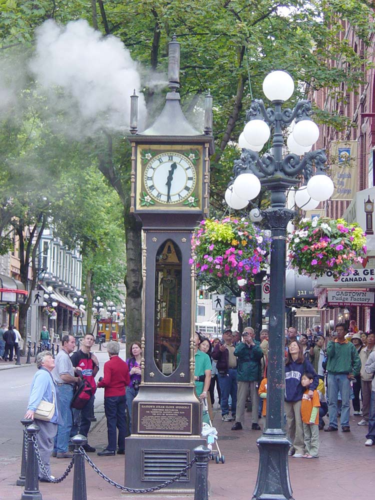Gastown Steam Clock Vancouver BC