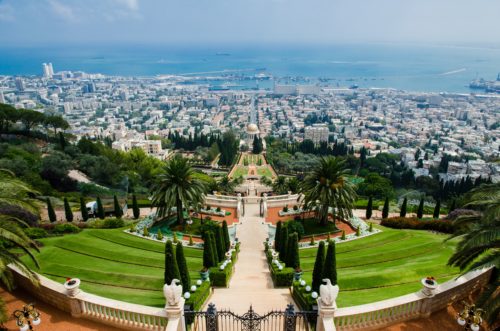 Beautiful Bahai Gardens in Haifa