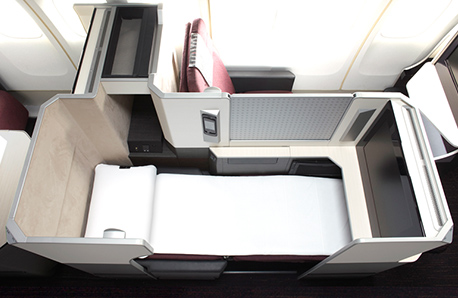 JAL's SkySuite business class seats are bookable using Alaska Mileage Plan Miles. 