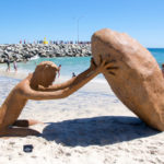 Cottesloe Beach hosts Sculptures by the Sea, a popular art attraction in Perth, Australia. EA Given / Shutterstock.com
