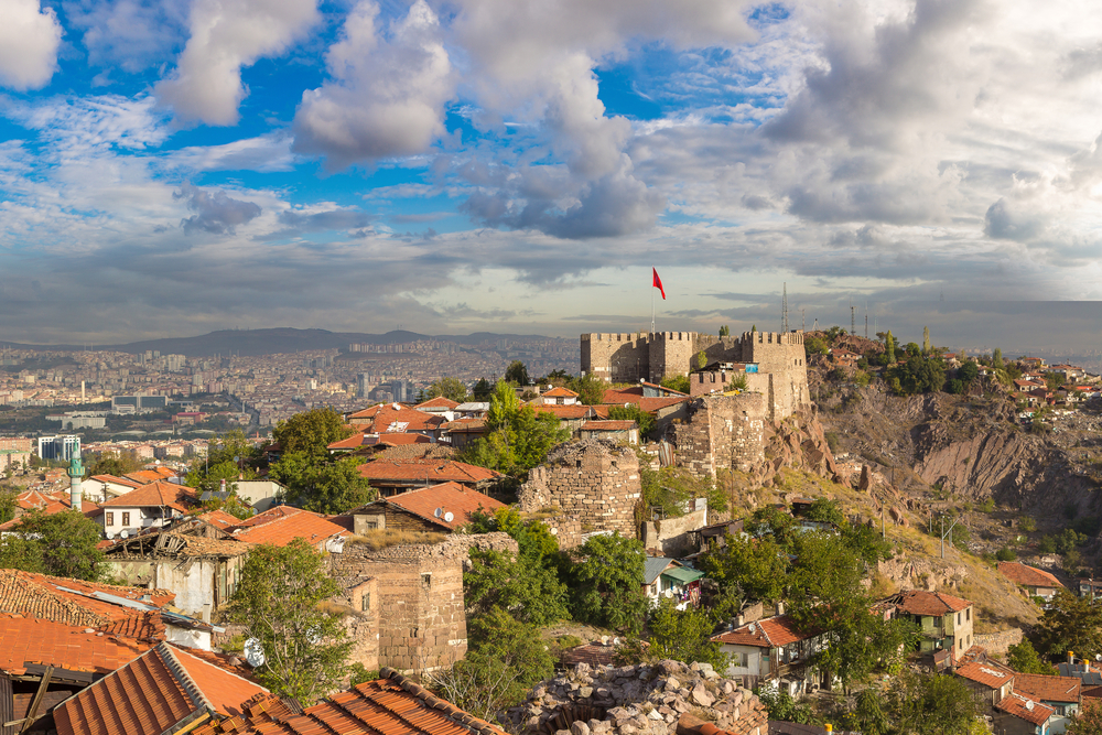 Travel to Turkey ... Antalya's citadel is surrounded by the modern capital city.